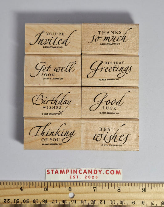 Stampin Up - Sincere Salutations