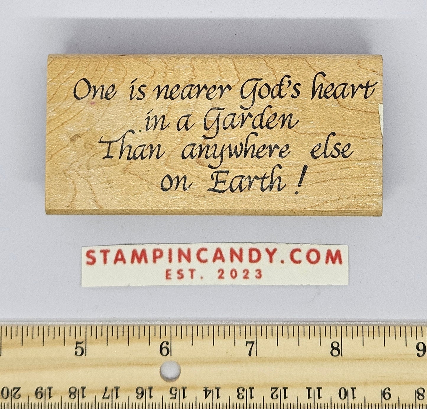 God's Heart / Garden / Earth - Stamp