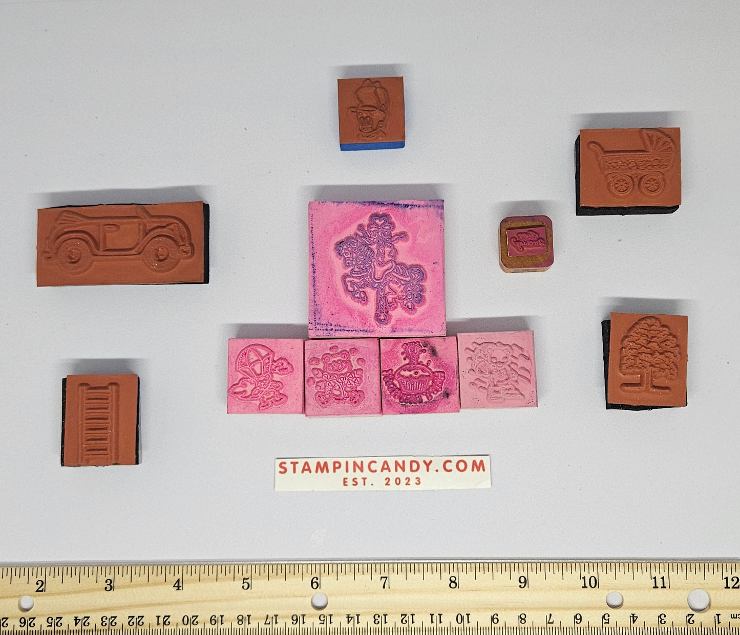 11 Random Stamps - Different Companies