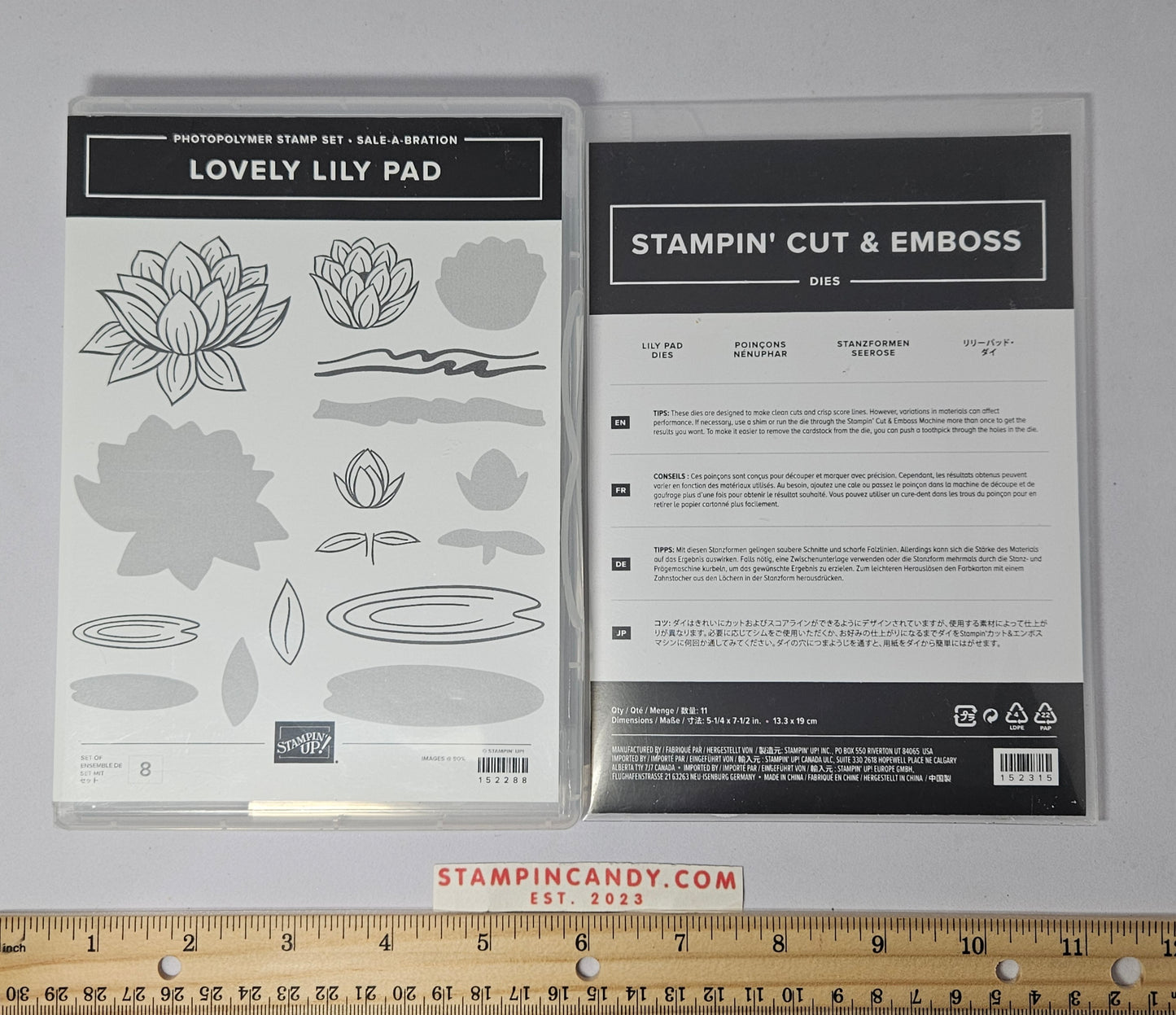 Stampin Up - Lovely Lily Pad w/ Lily Pad Dies