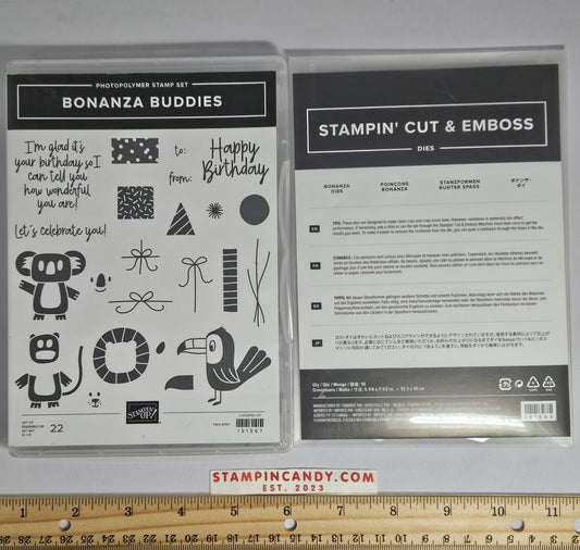 Stampin Up - Bonanza Buddies with Bonanza Dies