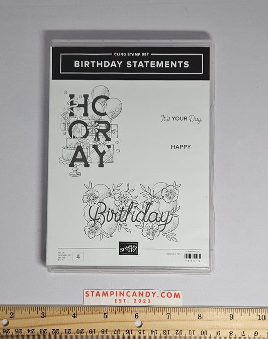 Stampin Up - Birthday Statements