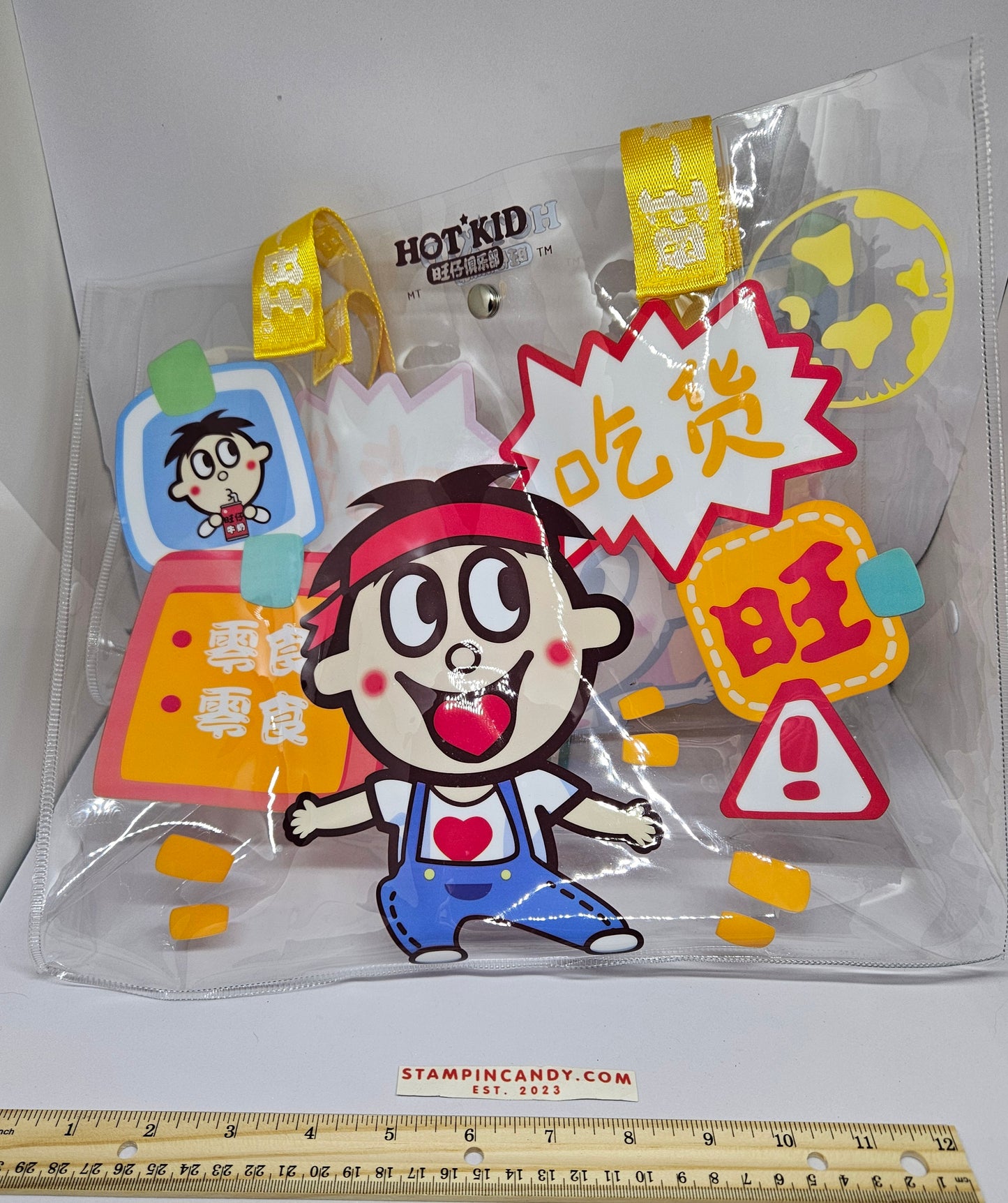 Hot Kid Club - Wang Zai - Clear Plastic Tote Bag