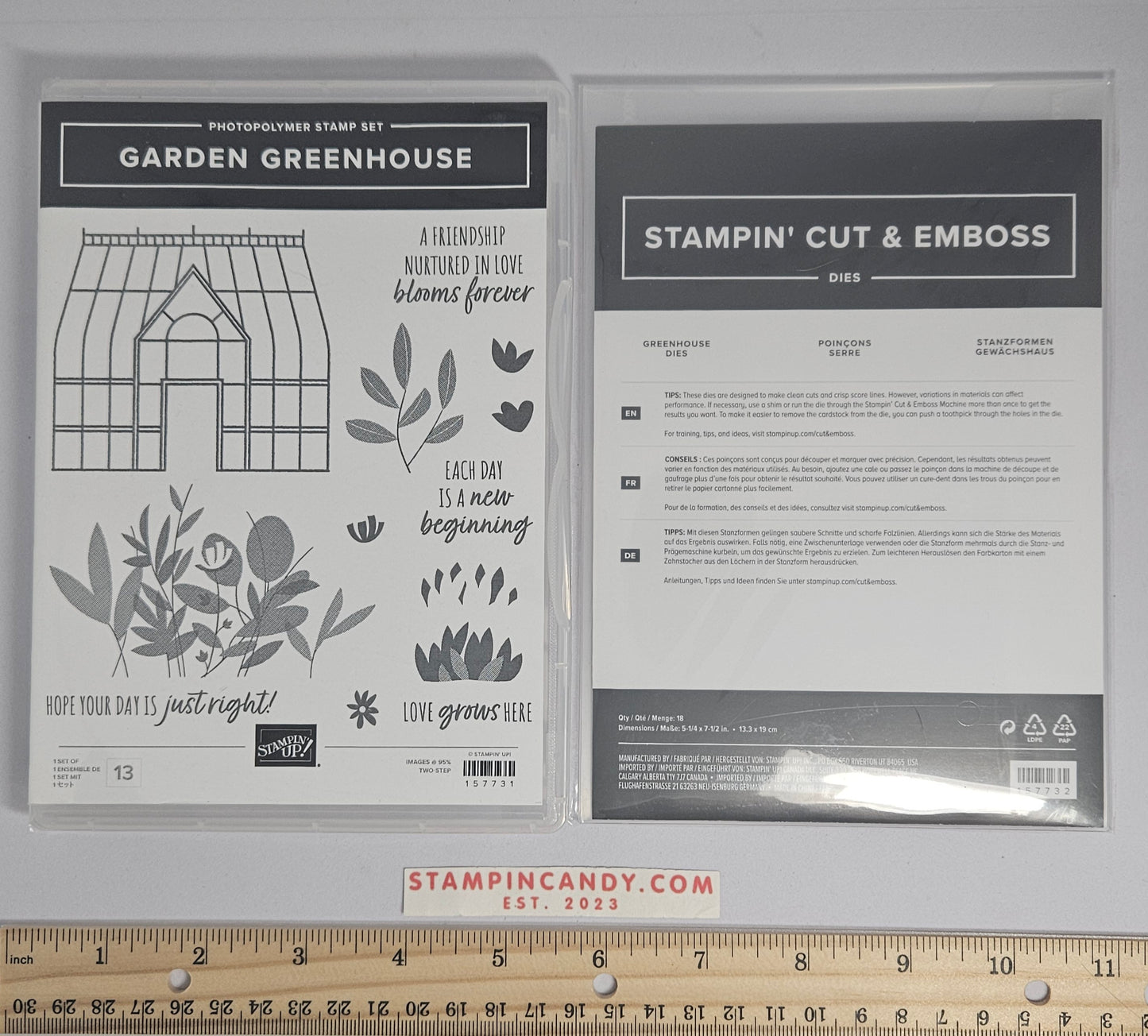 Stampin Up - Garden Greenhouse with Greenhouse Dies
