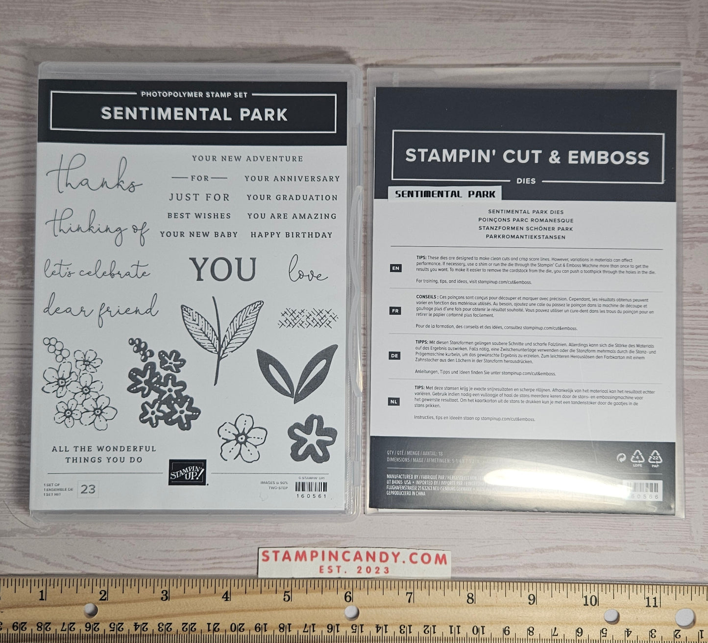 Stampin Up - Sentimental Park w/ Sentimental Park Dies