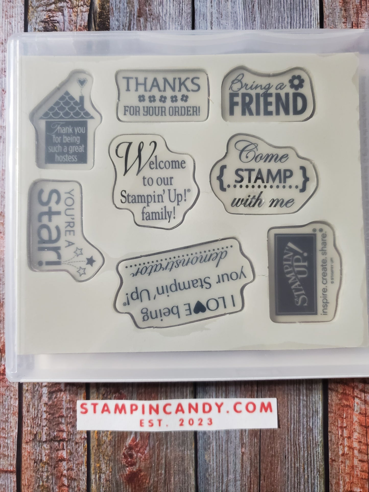 Stampin' UP! "Workshop Words" Stamp Set