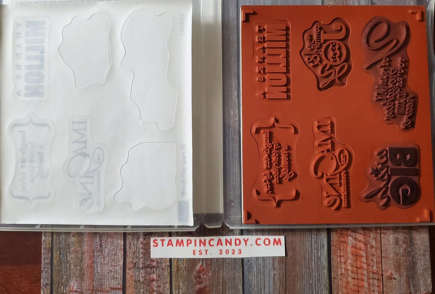 Stampin' UP! "Word Play" Stamp Set (1+2 of 2)