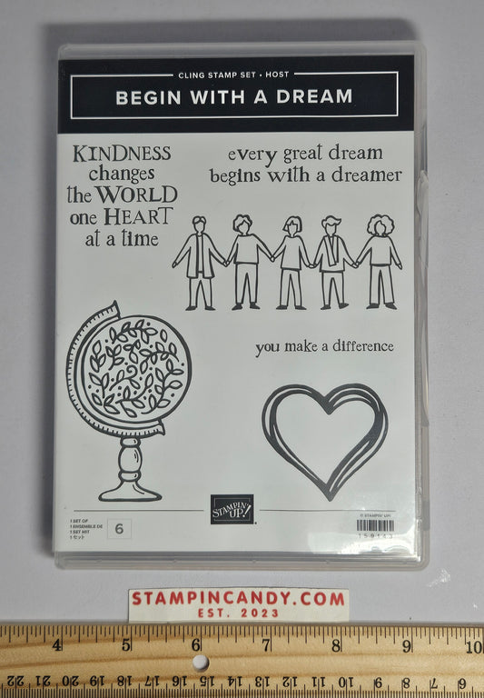 Stampin Up - Begin With A Dream (Case Damaged)