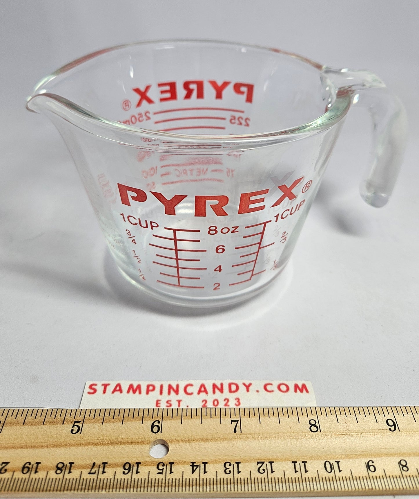 PYREX - 1 Cup 250 mL Measuring Cup (Borosilicate Glass)