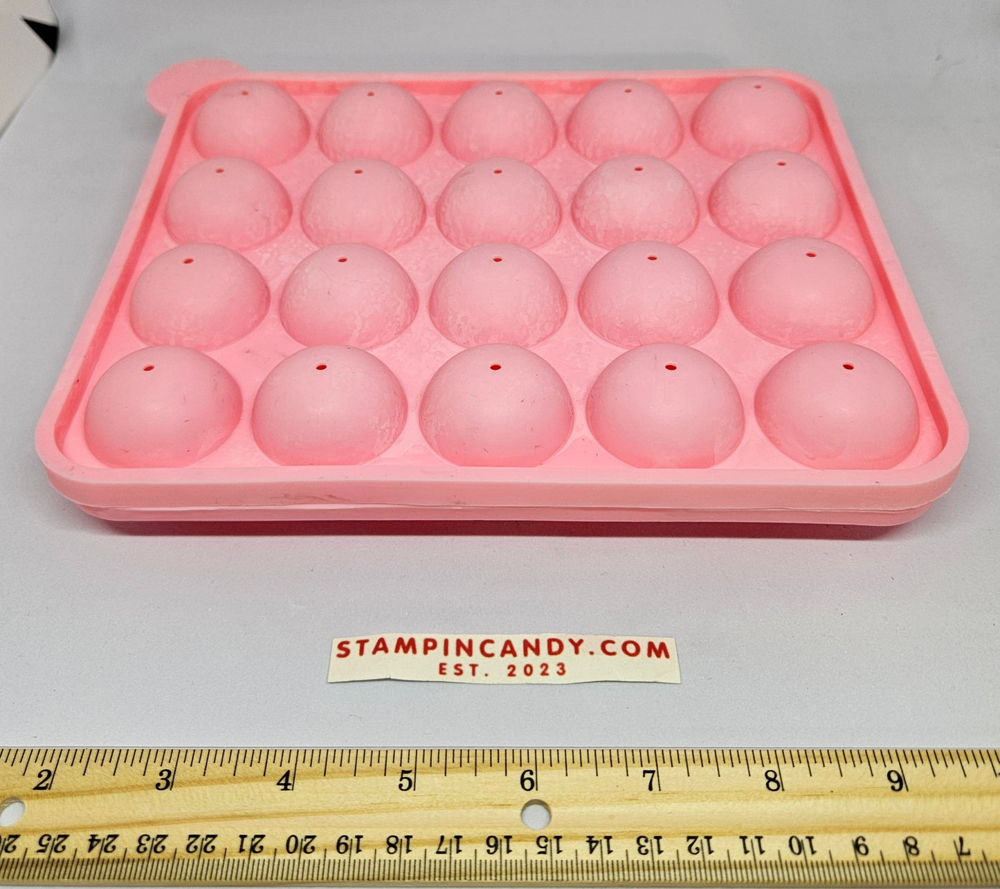 Pink Silicone Cakepop Mold