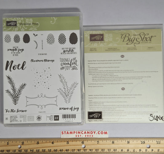 Stampin Up - Christmas Pines with Pretty Pines Dies