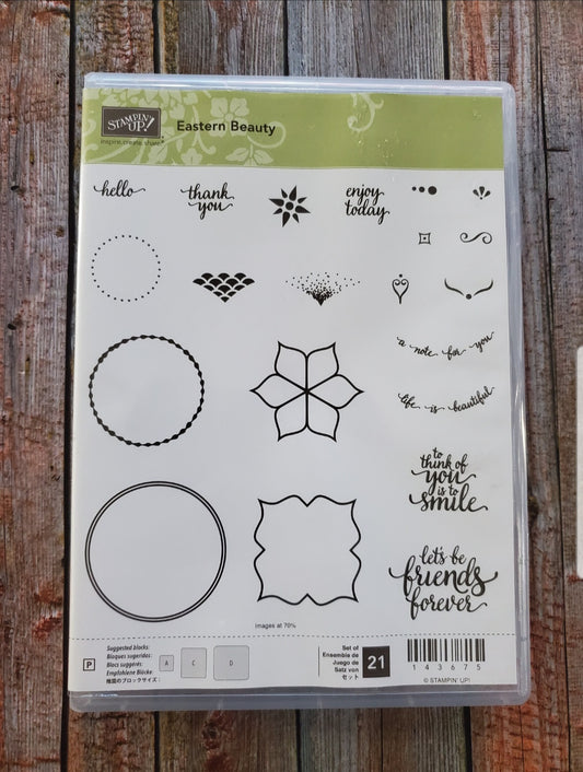 Stampin Up - Eastern Beauty with Eastern Medallion Dies