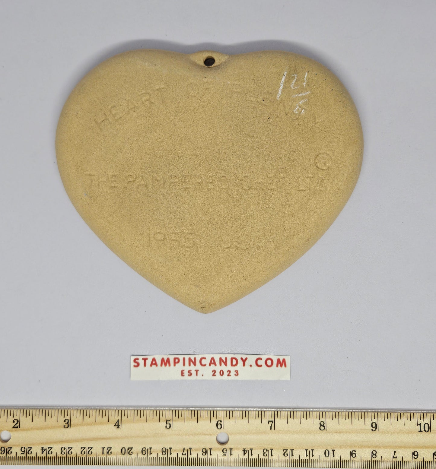 Pampered Chef 1995 - Heart of Plenty Cookie Mold