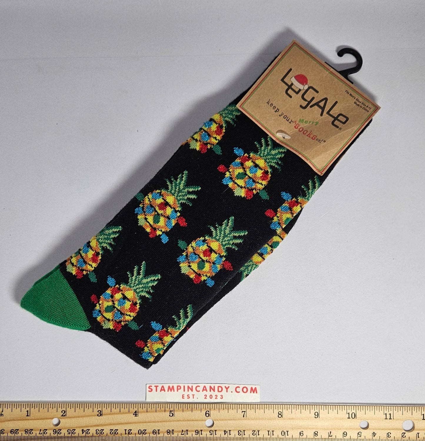 Legale - Christmas Pineapple Socks M 8-12