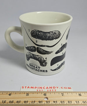 The Unemployed Philosophers Guild - "Great Mustaches" Mug