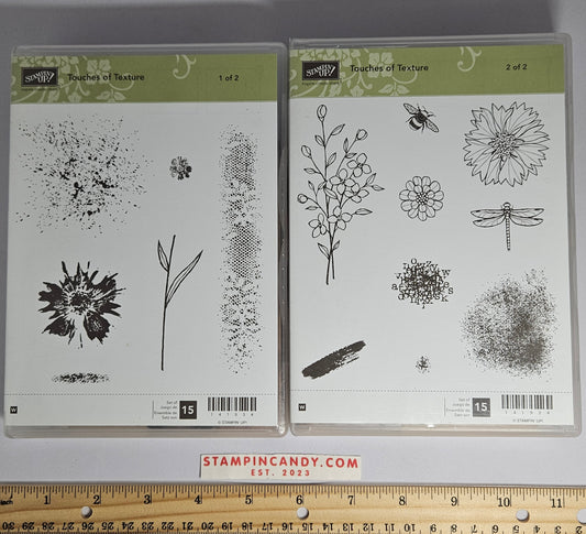 Stampin Up - Touches of Texture (Sets 1 and 2)