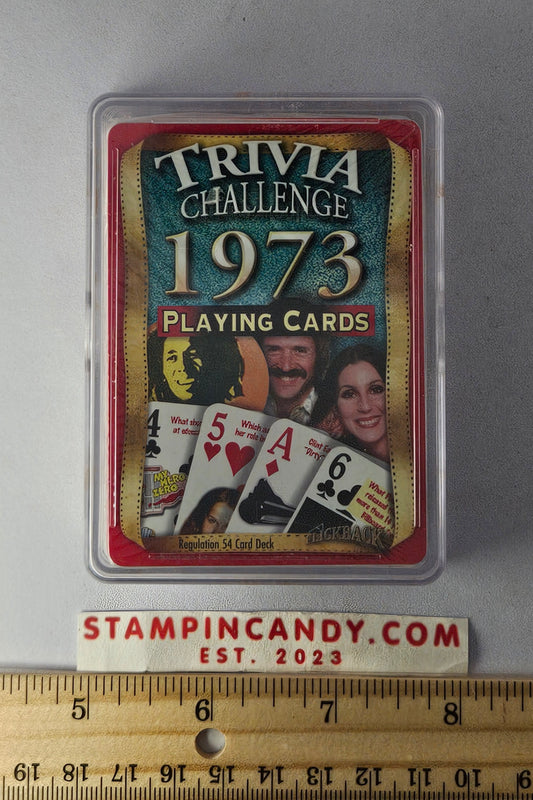 1973 - Flickback Trivia Challenge Playing Cards