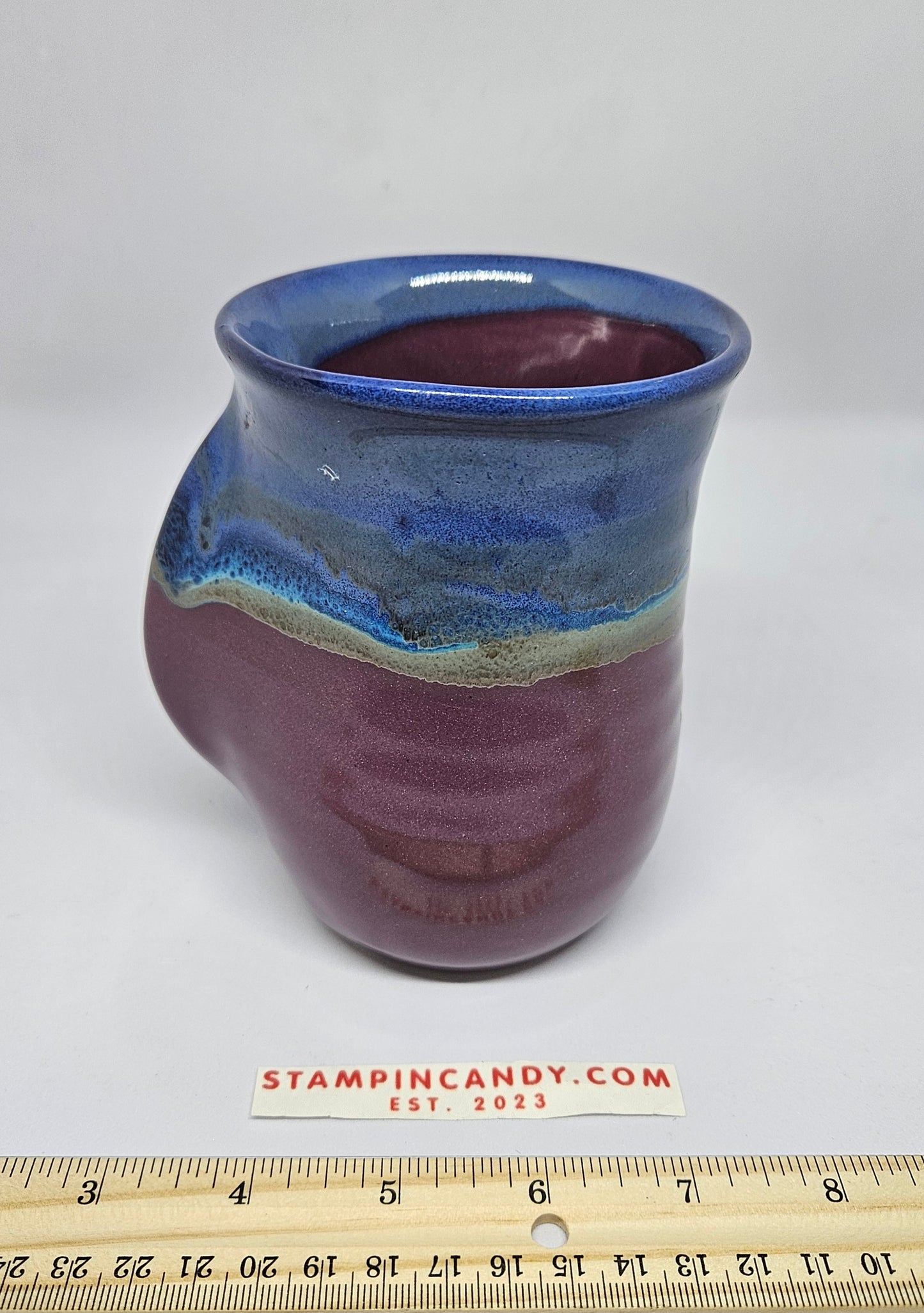 Purple Passion - Clay in Motion - Handwarmer Mug