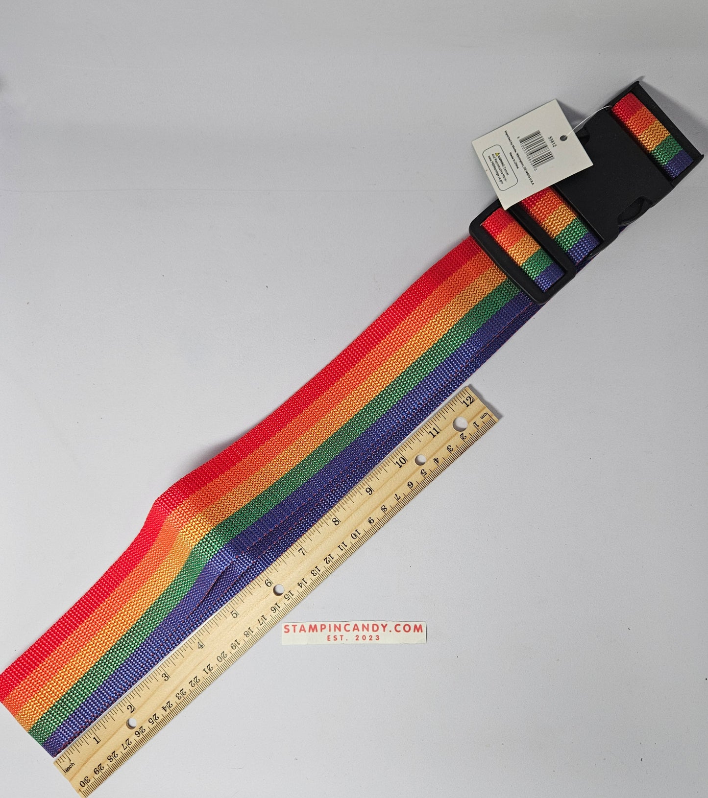 Rainbow Luggage Strap 39-72"