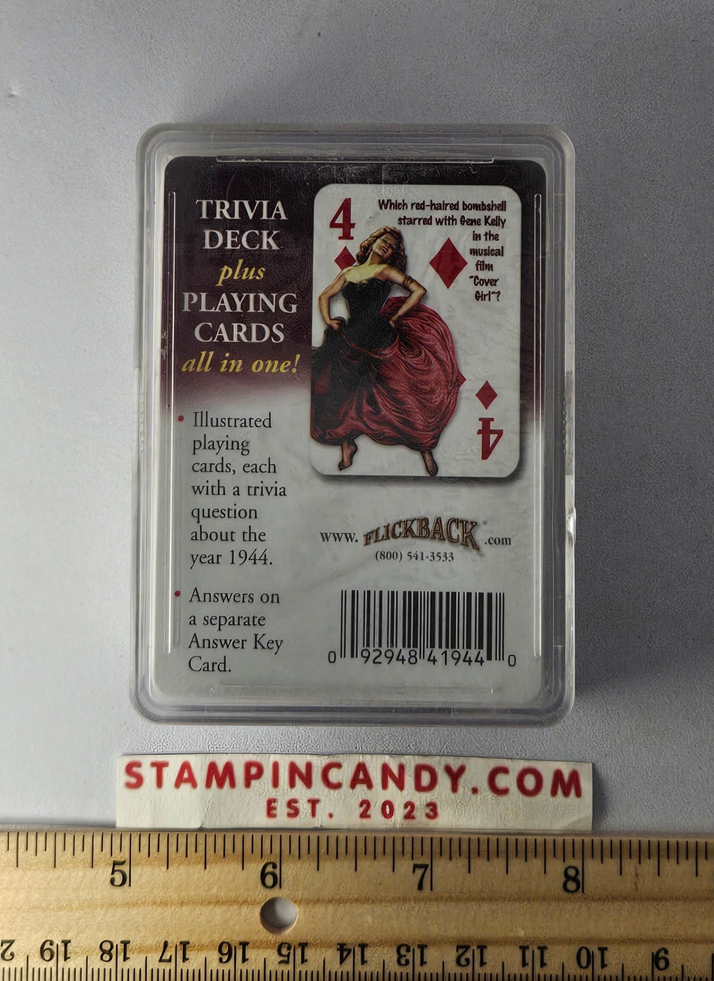 1944 - Flickback Trivia Challenge Playing Cards