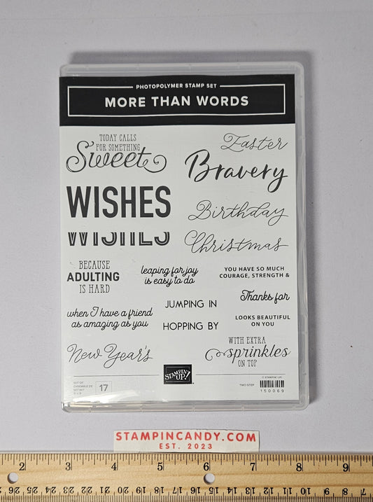 Stampin Up - More Than Words