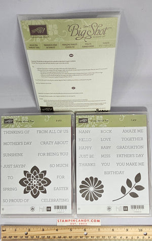 Stampin Up - Crazy About You (Sets 1 and 2 of 2) with Hello You Dies