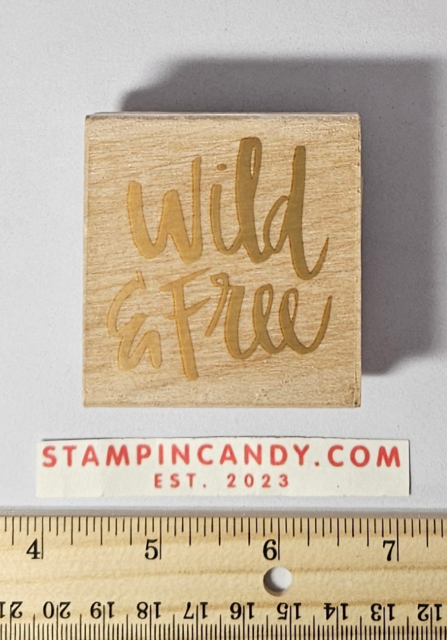 Wild & Free Stamp - 2016 Stampabilities