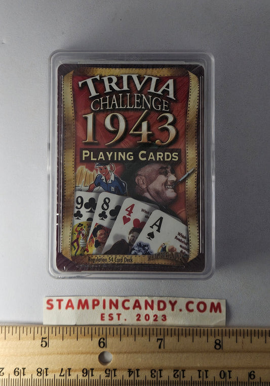 1943 - Flickback Trivia Challenge Playing Cards