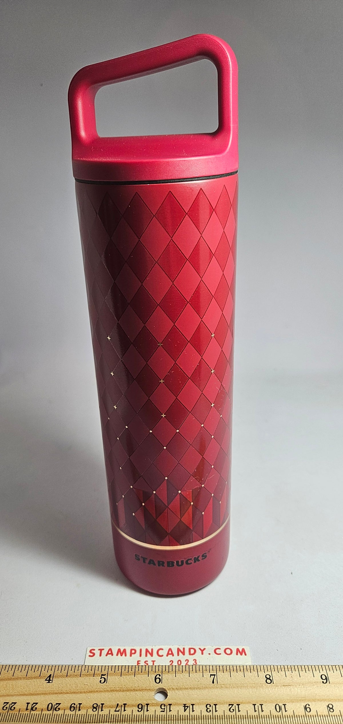 Starbucks/MiiR 2025 - 20 oz Red Metal Holiday Themed Tumbler