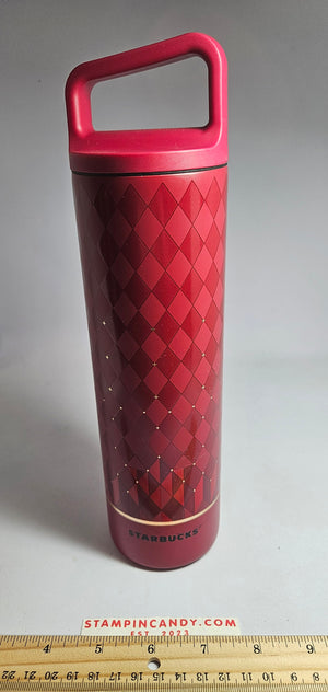 Starbucks/MiiR 2025 - 20 oz Red Metal Holiday Themed Tumbler