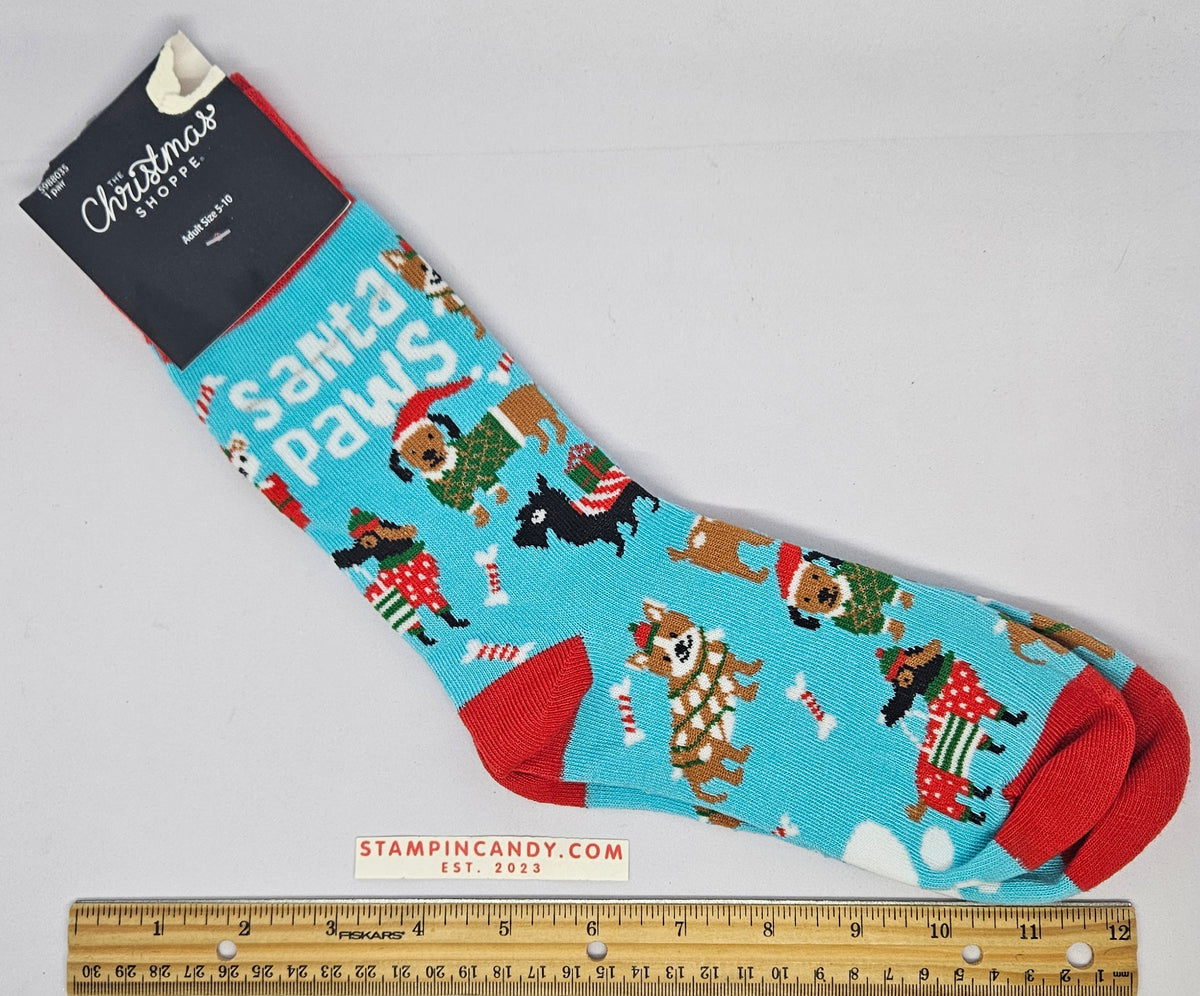 Santa Paws - Christmas Shoppe - Size 5-10 Socks