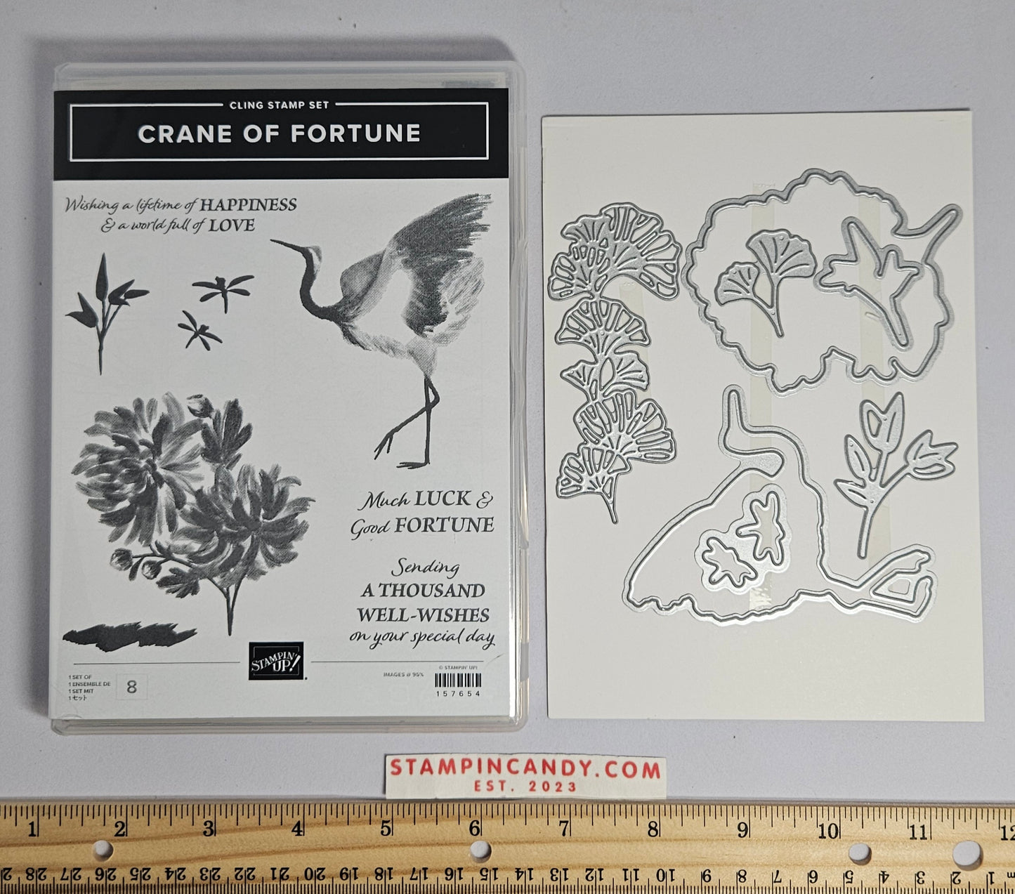 Stampin Up - Crane of Fortune with Dies