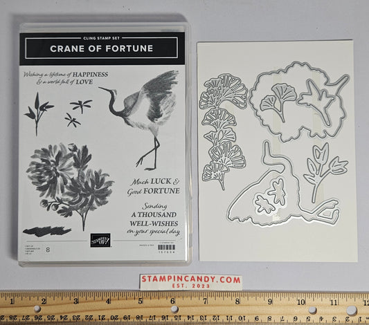 Stampin Up - Crane of Fortune with Dies