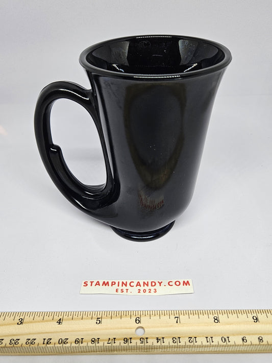 Vintage Tiara Black Indiana Horn Mug