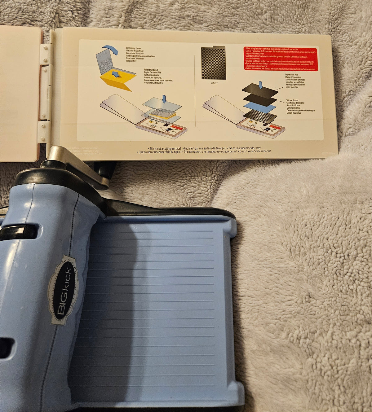 Sizzix Bigkick Machine with Extended Multipurpose Platform (Plates Not Included)