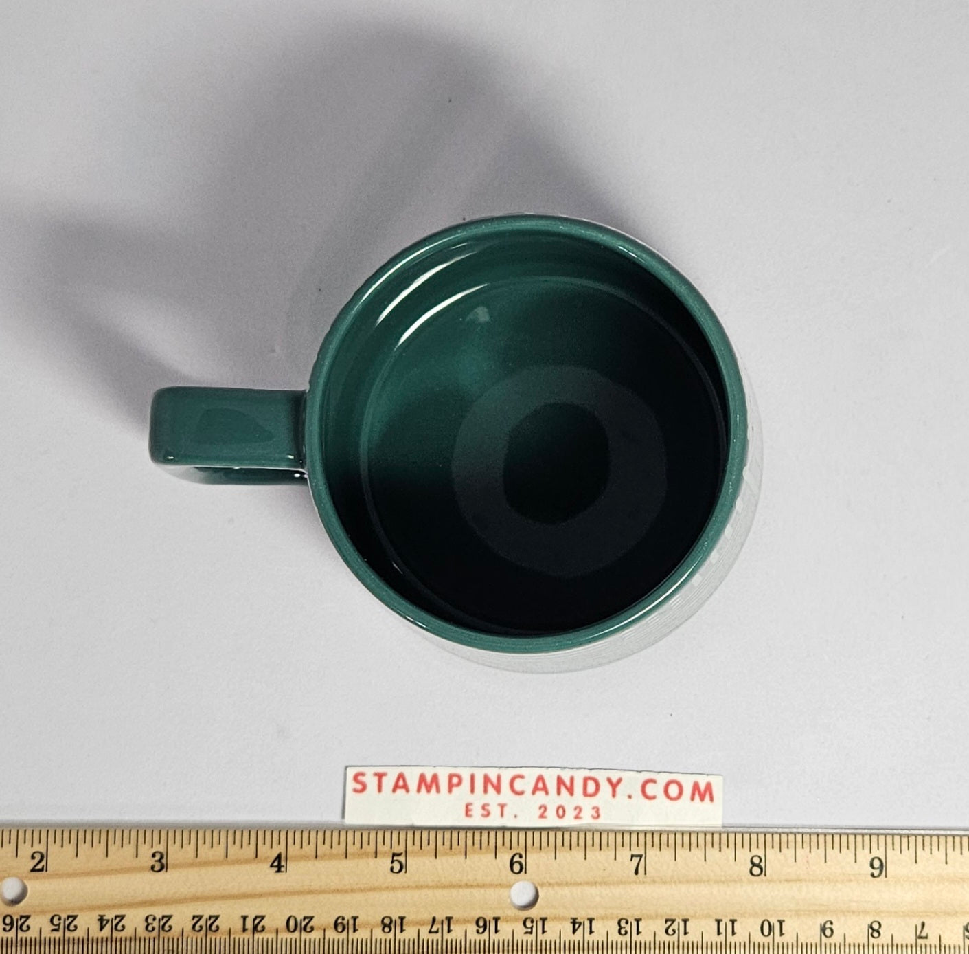 Starbucks Reserve - Green Woven Basketweave Pattern 2022 Small 8 oz Mug