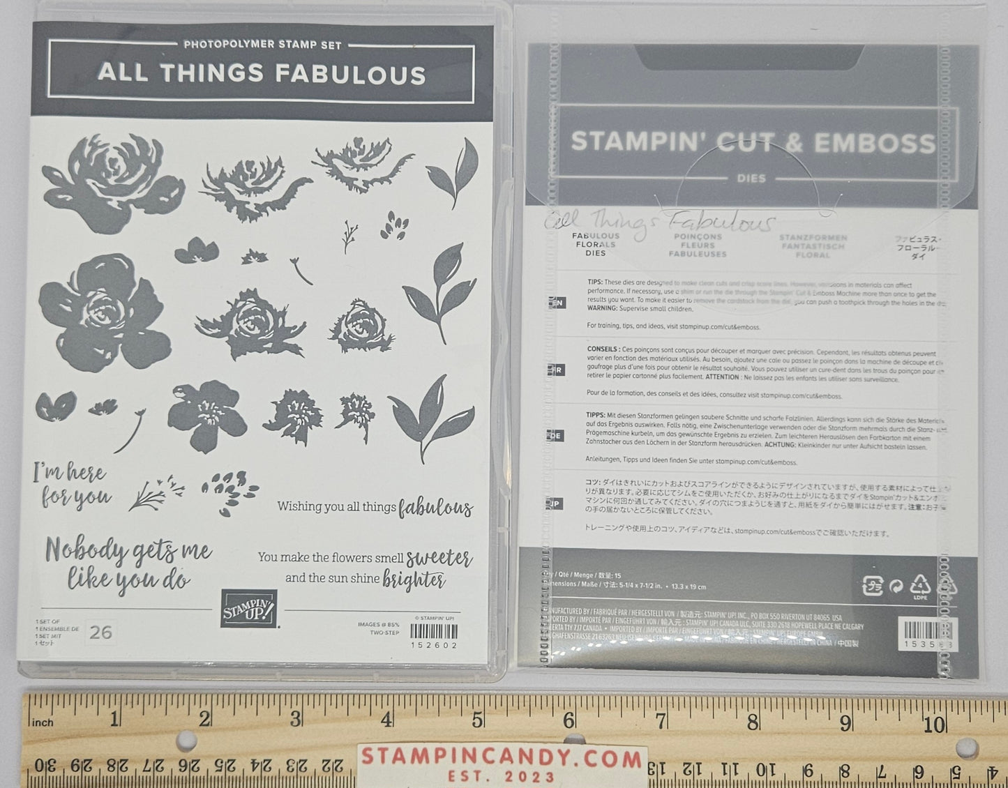 Stampin Up - All Things Fabulous with Fabulous Florals Dies