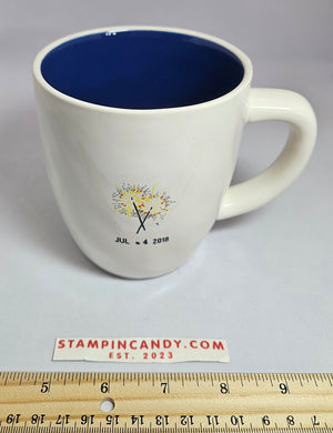 Rae Dunn - "July 4th, 2018" Artisan Collection Mug