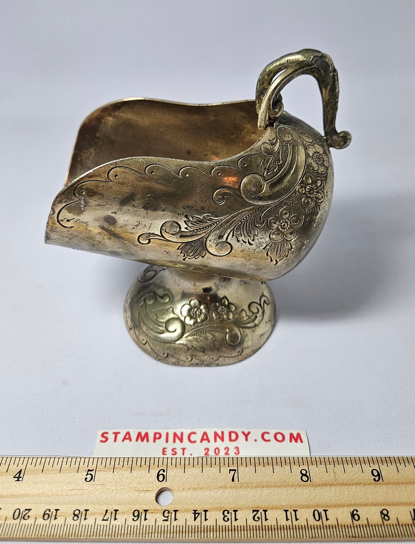 Silver-Plated Sugar Scuttle