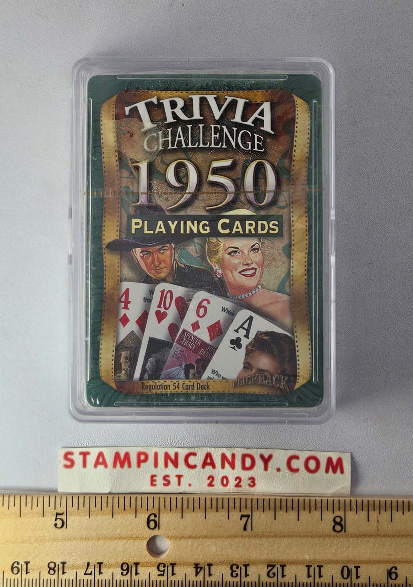 1950 - Flickback Trivia Challenge Playing Cards