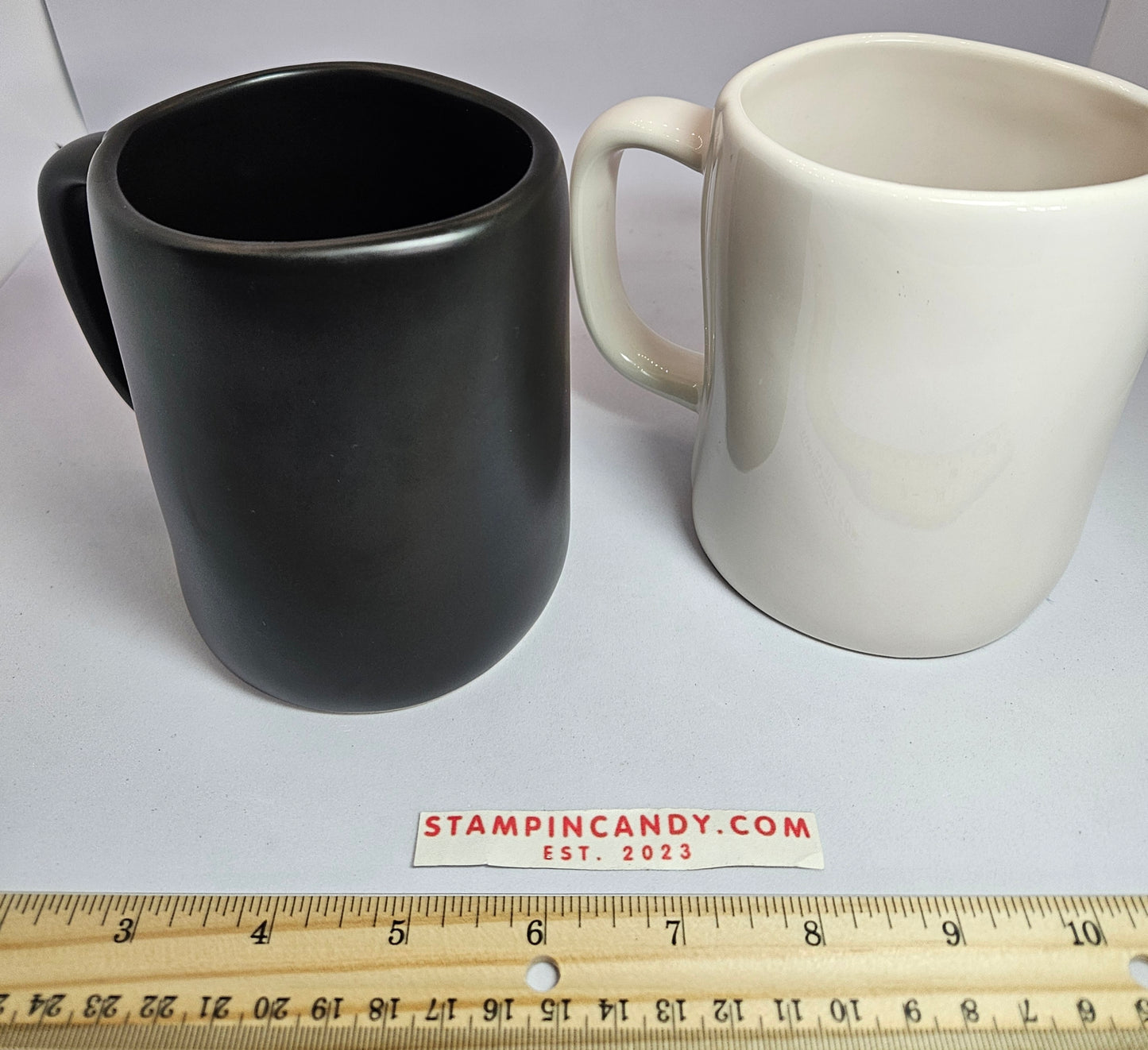 Rae Dunn - "Happy Wife" & "Happy Life" Mug Combo