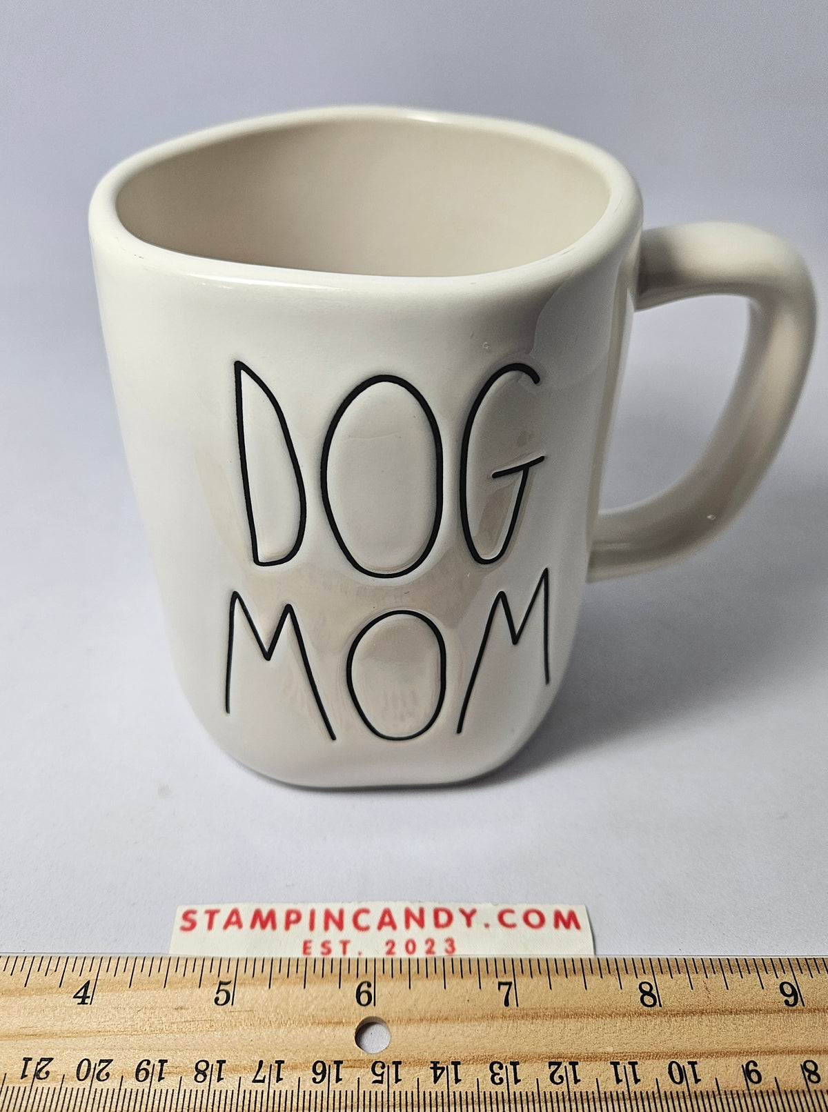 Rae Dunn - "Dog Mom" Mug