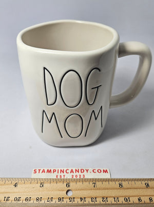 Rae Dunn - "Dog Mom" Mug