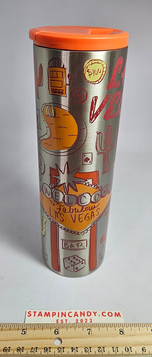 2023 Starbucks Las Vegas 16 oz Stainless Steel Tumbler "Been There Series"