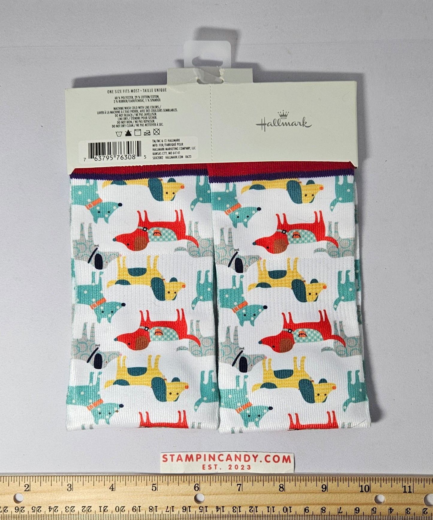 Hallmark - "I'm Only A Morning Person For My Dog" Crew Socks