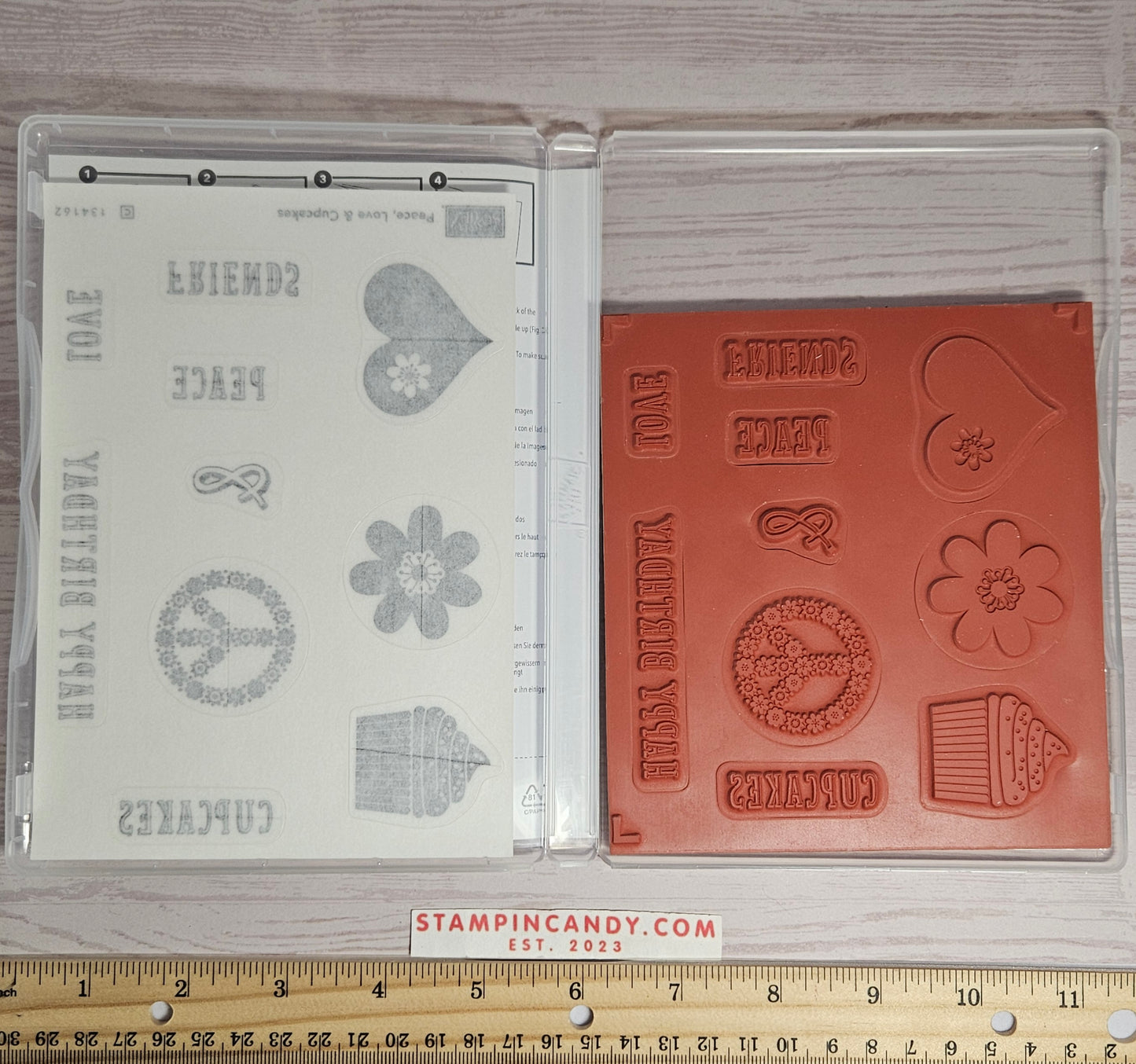 Stampin Up - Peace, Love & Cupcakes