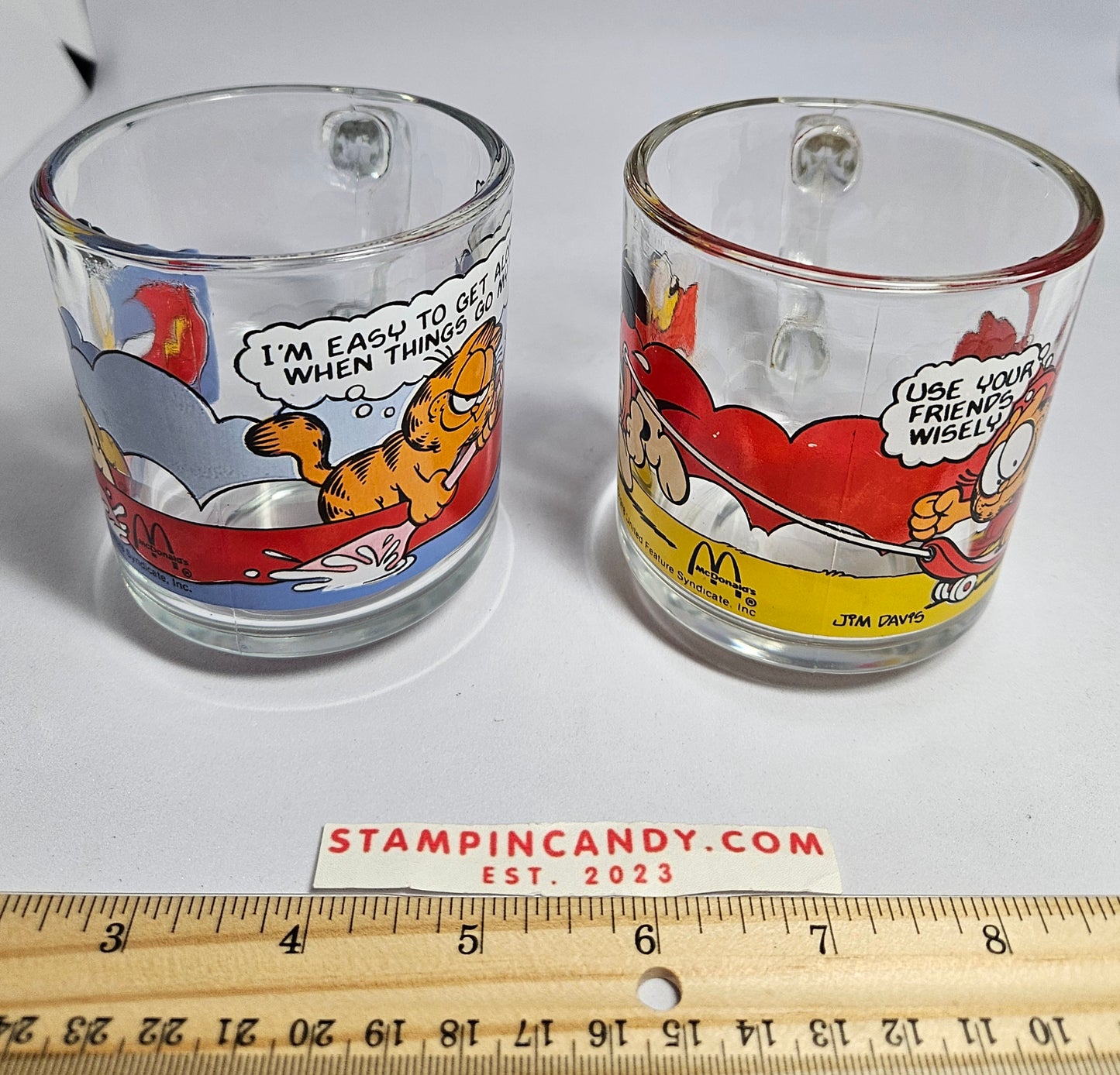 2 - 1978 McDonald's Garfield Mugs