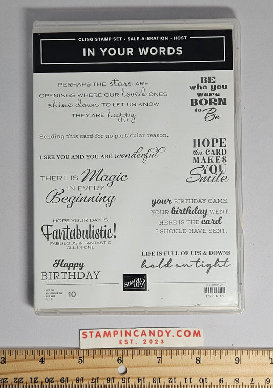 Stampin Up - In Your Words