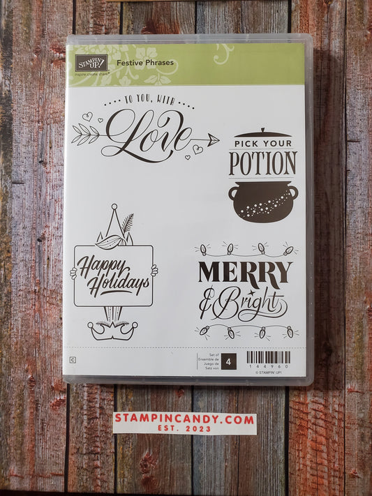 Stampin' UP! "Festive Phrases" Stamp Set