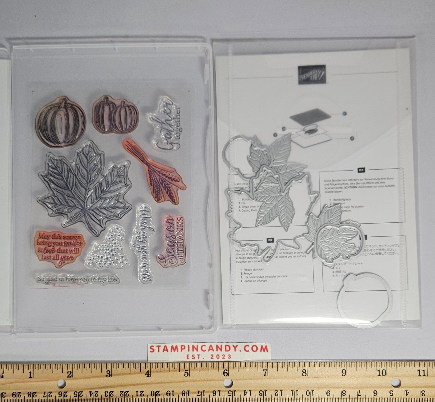 Stampin Up - Gather Together w/ Gathered Leaves Dies
